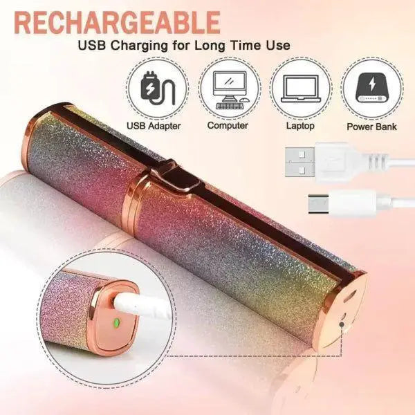 Painless Hair Removal - Flawless Facial Hair Remover for Smooth Hair - Free Skin lushloop